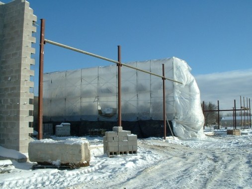 Cold Weather Masonry Construction Work