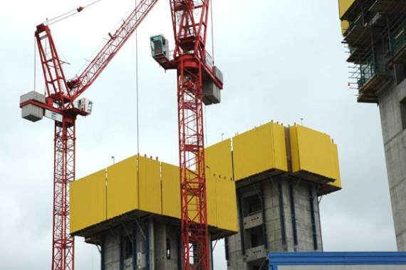 Crane Guided Climbing Formwork