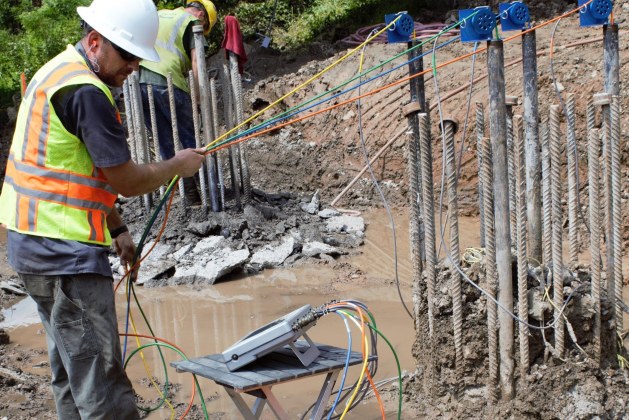 Crosshole Sonic Logging Pile Test for Foundation Integrity