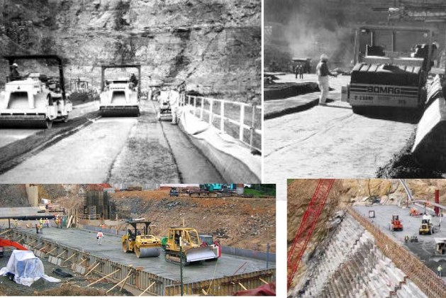 Placement and Compaction of Roller-Compacted Concrete in Dam Construction