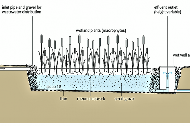 Constructed Wetlands: Components, Mechanism, and Advantages